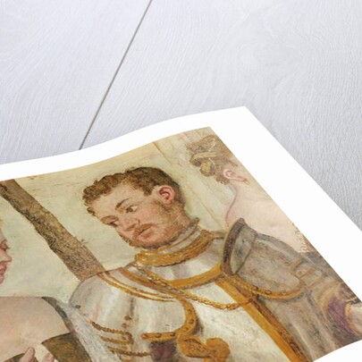 Invitation to the Dance, detail of two heads, 1570 by Giovanni Antonio Fasolo