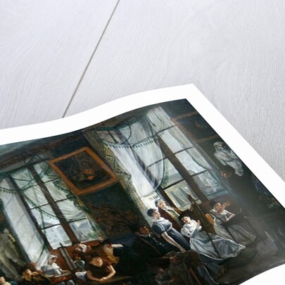 The Studio of Madame Haudebourt-Lescot by Joseph Albrier