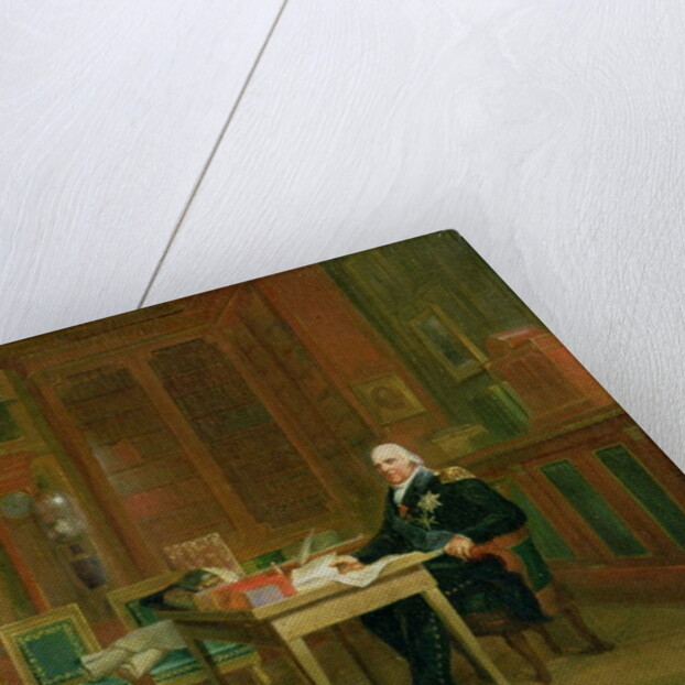 Louis XVIII in his Study at the Tuileries by Francois Pascal Simon Baron Gerard