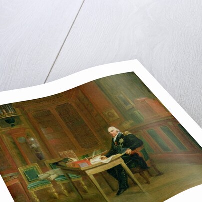 Louis XVIII in his Study at the Tuileries by Francois Pascal Simon Baron Gerard