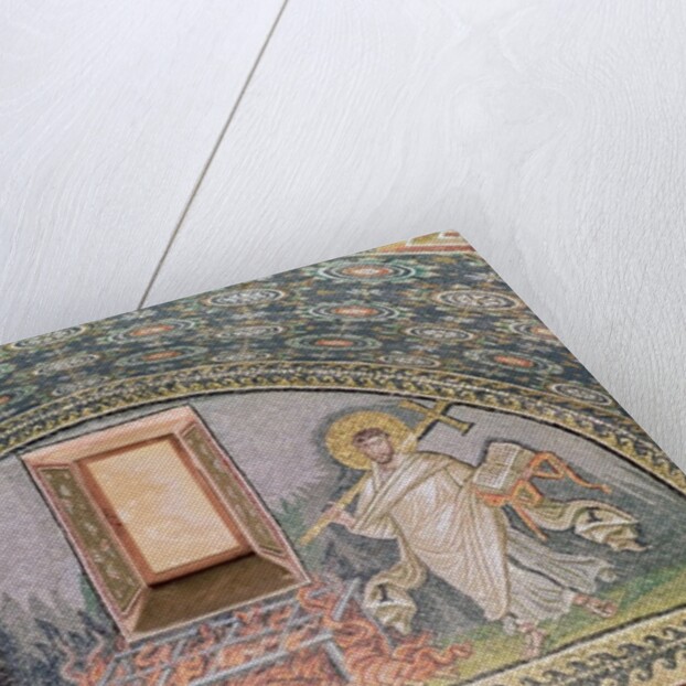 Probably Saint Lawrence, martyred on an iron grill by Byzantine School