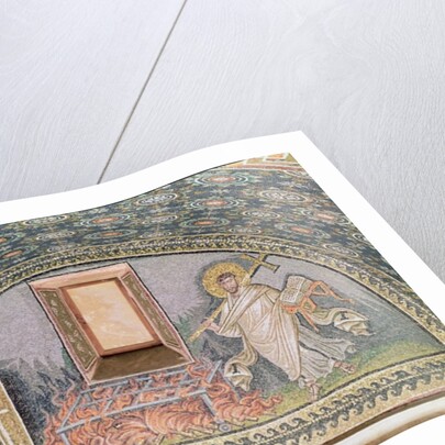 Probably Saint Lawrence, martyred on an iron grill by Byzantine School