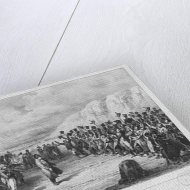 Napoleon I returning from Elba on 6th March 1815, 1833 by Joseph-Louis Hippolyte Bellange (after)