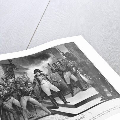 Napoleon I arriving at the Tuileries on 20th March 1815, Paris by French School