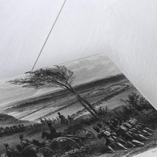 Crossing the River Niemen in June 1812, engraved by Beyer and Doherty by Denis-Auguste-Marie Raffet