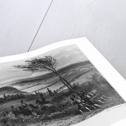 Crossing the River Niemen in June 1812, engraved by Beyer and Doherty by Denis-Auguste-Marie Raffet