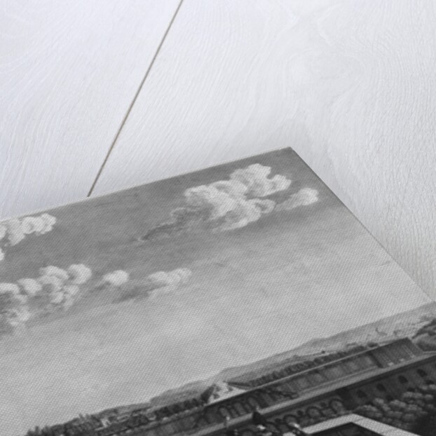 First steps of King of Rome on the terrace of Saint-Cloud by French School