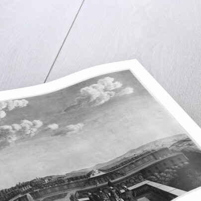 First steps of King of Rome on the terrace of Saint-Cloud by French School