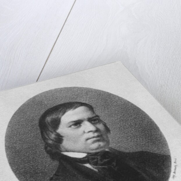 Robert Schumann, 1839 by Josef Nikolaus (after) Kriehuber