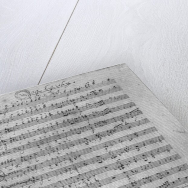 Ms.316, Three Lieder, Opus 65, Number 3, for male choir, 1847 by Robert Schumann