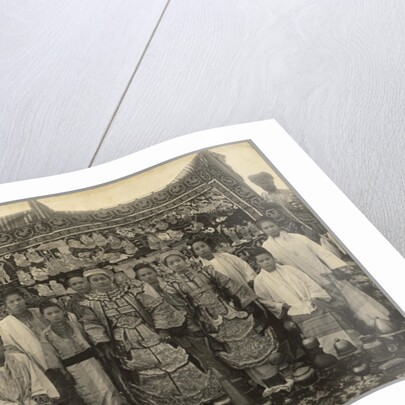 Theatre company, Burma, c.1910 by English Photographer