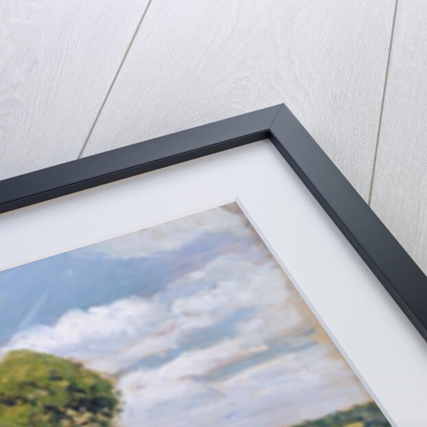 Harvesting at Montfoucault, 1876 by Camille Pissarro