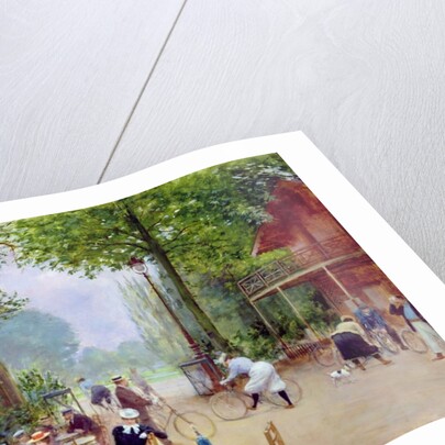 The Chalet du Cycle in the Bois de Boulogne by Jean Beraud