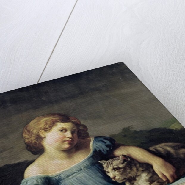 Portrait of Louise Vernet as a Child, 1818-19 by Theodore Gericault