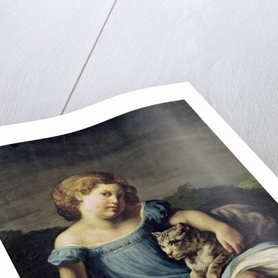 Portrait of Louise Vernet as a Child, 1818-19 by Theodore Gericault