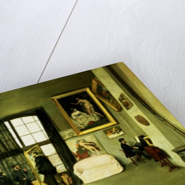 Bazille's Studio, 1870 by Jean Frederic Bazille