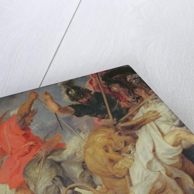 Detail of The Lion Hunt, 1621 by Peter Paul Rubens