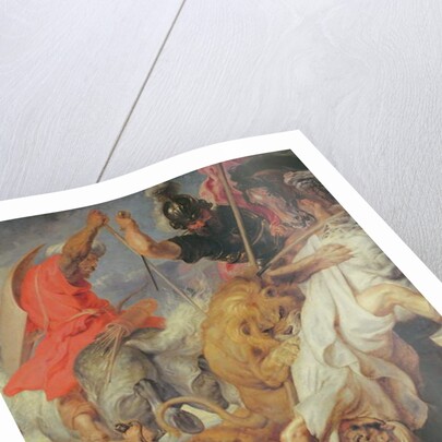 Detail of The Lion Hunt, 1621 by Peter Paul Rubens