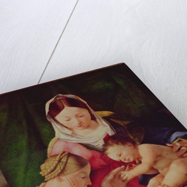 Detail of The Mystic Marriage of Saint Catherine by Lorenzo Lotto