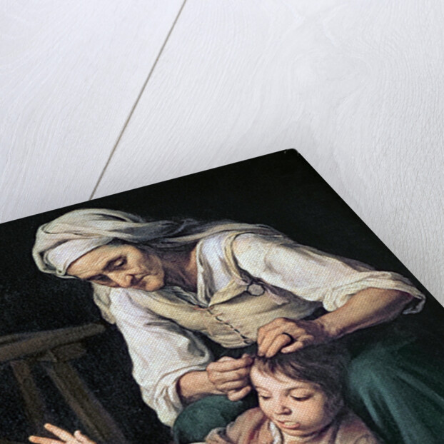 'La Toilette Domesque', 1670-75 by Bartolome Esteban Murillo