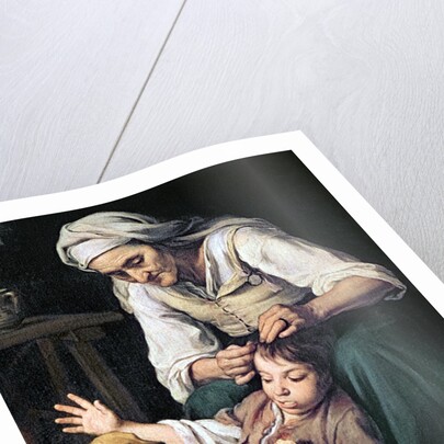 'La Toilette Domesque', 1670-75 by Bartolome Esteban Murillo