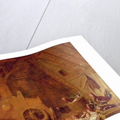 Interior of a Barn by Frans Ryckhals