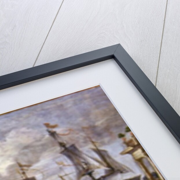 View of a Port in the Orient by Hendrik van Minderhout