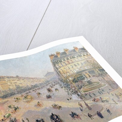 The Avenue de l'Opera, Sunlight, Winter Morning, 1898 by Camille Pissarro