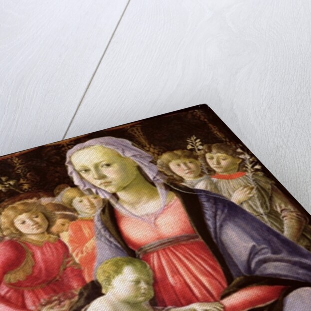 The Virgin and Child surrounded by Five Angels by Sandro Botticelli