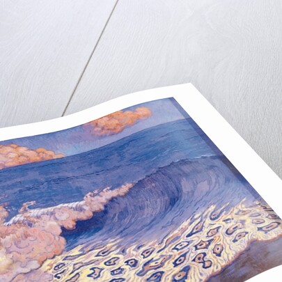 Blue seascape, Wave Effect, c.1893 by Georges Lacombe