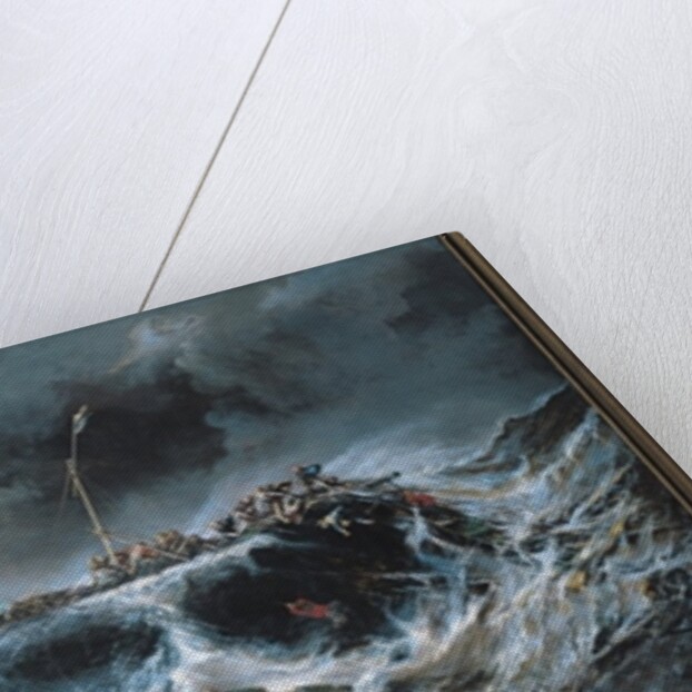 Shipwreck of the Three-Master 'The Emily' in 1823, 1865 by Louis Eugene Gabriel Isabey