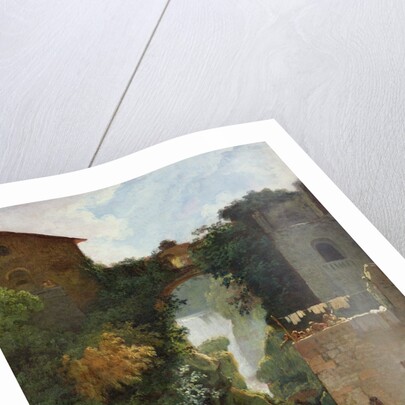 The Falls of Tivoli, 18th century by Jean-Honore Fragonard