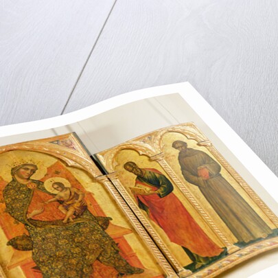 Virgin and Child with St. Francis, John the Baptist, St. John the Evangelist, St. Anthony of Padua, 1354 by Paolo Veneziano