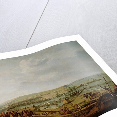 Napoleon I Visiting the Camp at Boulogne in July 1804, 1806 by Jean-Francois Hue