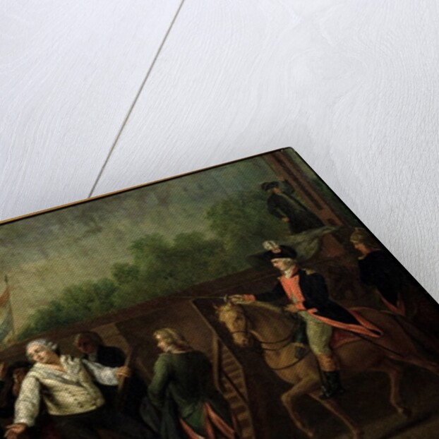 Louis XVI at the Foot of the Scaffold, 21st January 1793 by Charles Benazech