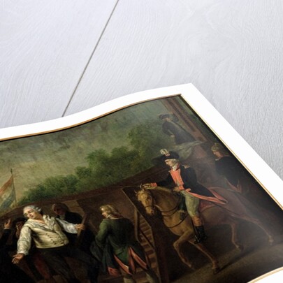 Louis XVI at the Foot of the Scaffold, 21st January 1793 by Charles Benazech