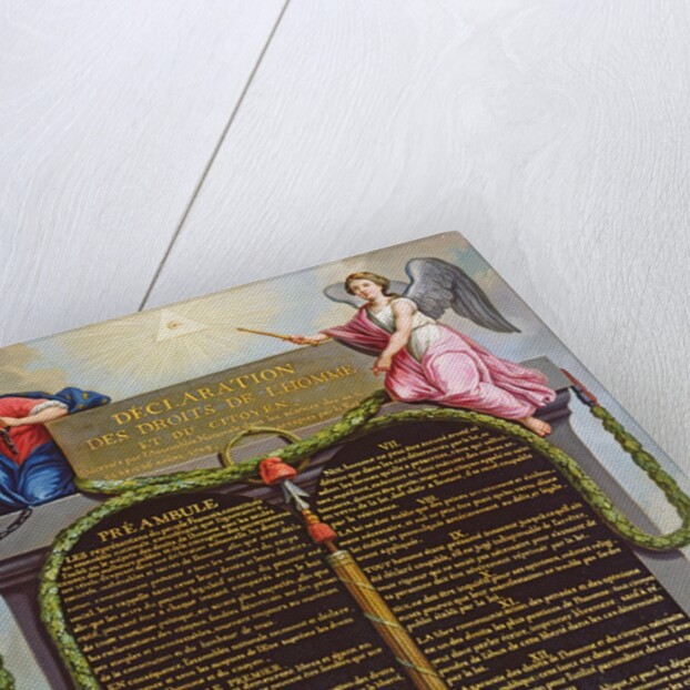 Declaration of the Rights of Man and Citizen, c.1789 by Jean Jacques Francois Le Barbier