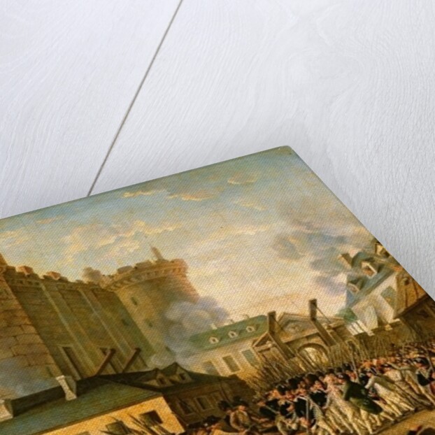 Storming of the Bastille and arrest of the Governor M. de Launay, July 14, 1789 by French School