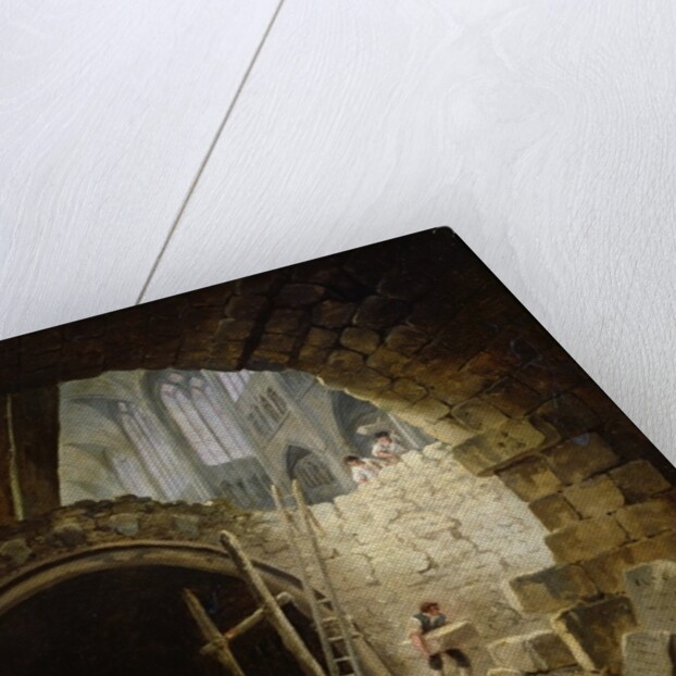 Plundering the Royal Vaults at St. Denis in October 1793 by Hubert Robert