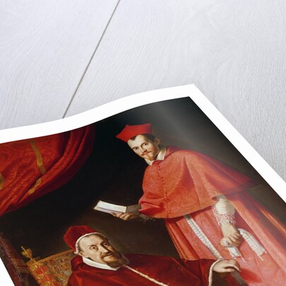 Portrait of Pope Gregory XV and Ludovico Ludovisi by Domenichino (1581-1641)