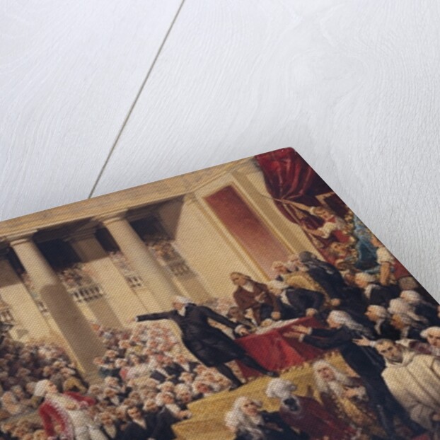 Mirabeau and Monsieur de Dreux-Breze at the Assemblee des Deputes, 23rd June 1789 by Joseph Desire Court