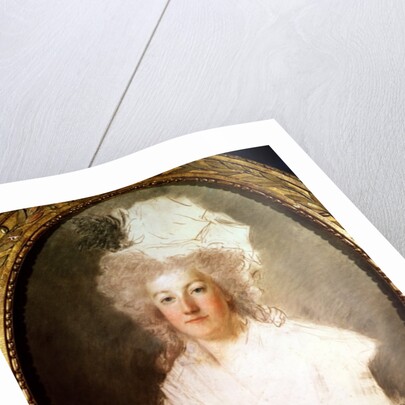 Unfinished portrait of Marie-Antoinette 1770-1819 by Alexandre Kucharski