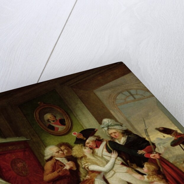 The Departure of the Volunteers by Francois Louis Joseph Watteau