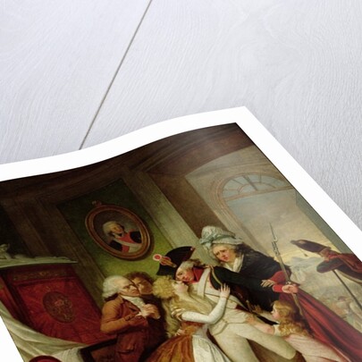 The Departure of the Volunteers by Francois Louis Joseph Watteau