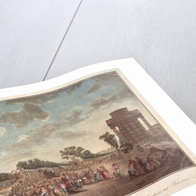 The Barrier at the Champs Elysees. The Suppression of Right of Entry to Paris in 1790 by French School