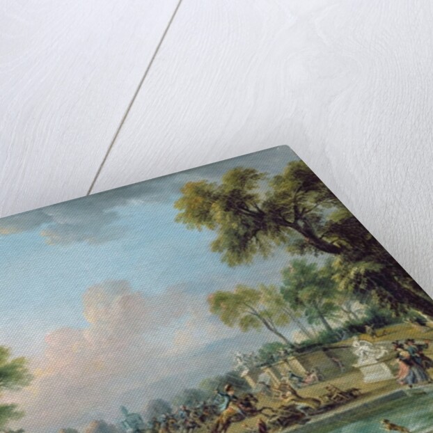 The Charge of the Prince of Lambesc in the Tuileries Gardens, 12th July 1789 by Jean-Baptiste Lallemand