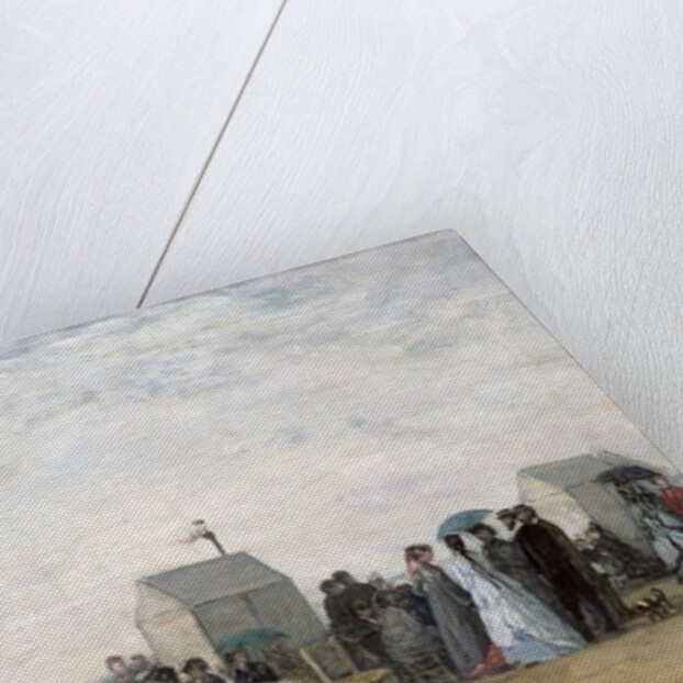 The Beach at Trouville, 1867 by Eugene Louis Boudin