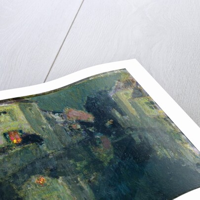 The Canal at Night by Henri Eugene Augustin Le Sidaner