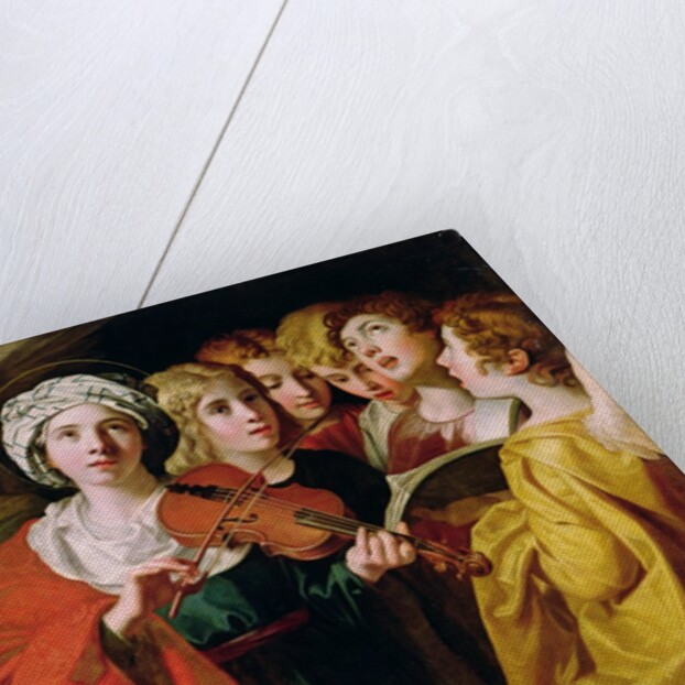 St. Cecilia with a Choir by Domenichino (1581-1641)
