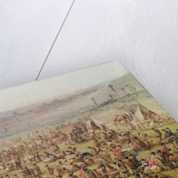 Military Encampment by Robert van den Hoecke